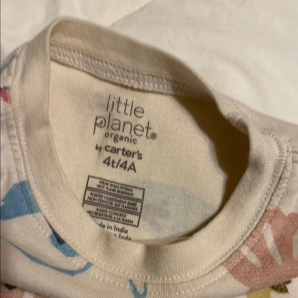 Carters little planet sea life beach Pajama Set - Multicolor